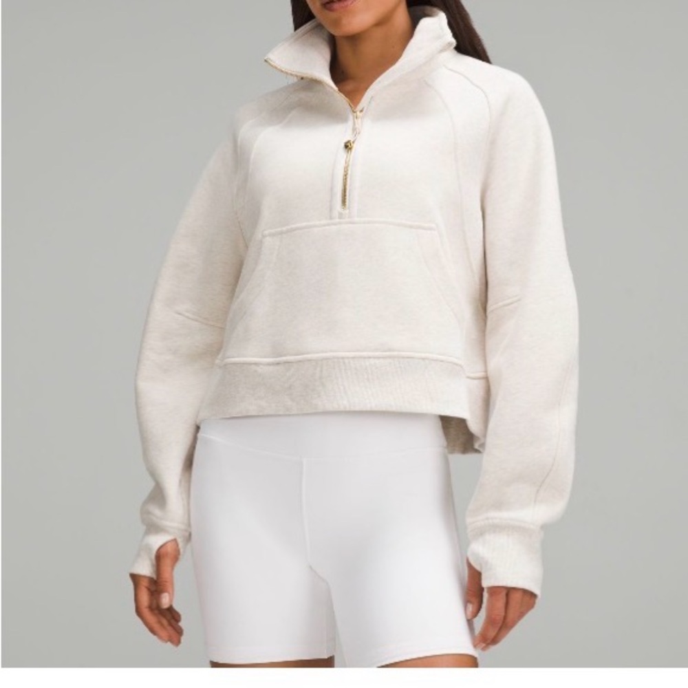 Lululemon Athletica scuba half zip funnel neck